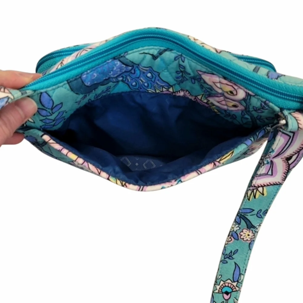 Vera Bradley Little Hipster Crossbody Bag in Peacock Garden